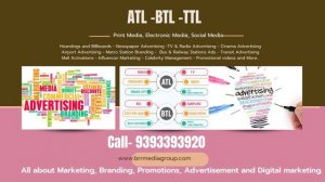 ATL,BTL,TTL,Print Media, Electronic Media, Social Media, Advertising Agency in Hyderabad.