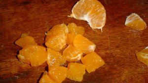 Салат из пекинской капусты с мандаринами