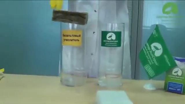 Утеплитель ШелтерЭкоСтрой. Намокает? Испытание водой! смотреть онлайн