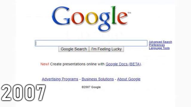 Evolution of Google 1997 - 2020 смотреть онлайн