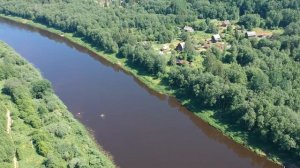 Полет над деревней Бор и Рябушинка