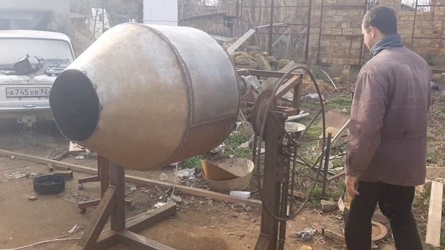 Бетономешалка своими руками!!!400л.Concrete mixer with its own hands!!!