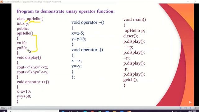 Operator Overloading in C++ || Unary & Binary operator overloading