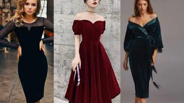 ШИКАРНЫЕ  ВЕЛЮРОВЫЕ  ПЛАТЬЯ ДЛЯ ТОРЖЕСТВА?ЖЕНСКАЯ МОДА