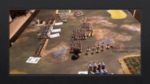 Solo Wargaming Project 2 turn 4 Archaic Greeks vs. Early Achaemenid Persians.