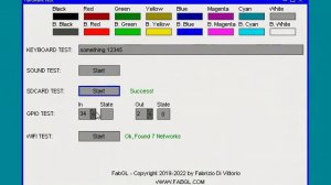 TTGO ESP32 VGA32 #10 FabGL Library Firmware Hardware Test