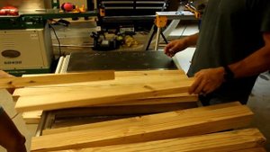 DIY Wood Console Table