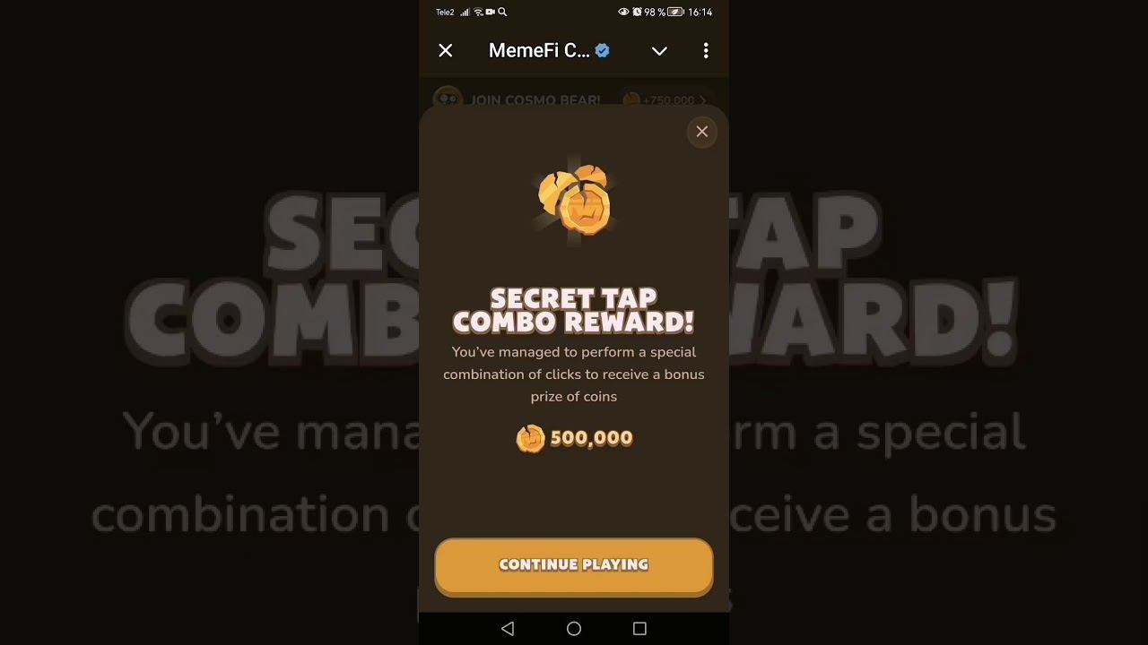 Комбо MemeFi 2 - 3 августа | Секретный код MemeFi Coin l Как получить 2 000 000 монет в МемФай