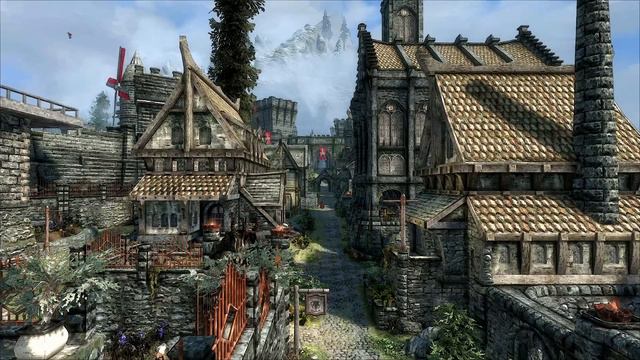 Stylized Skyrim Textures Solitude Showcase