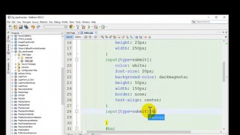 Ajax in jsp using JQuery Post method: without page refresh