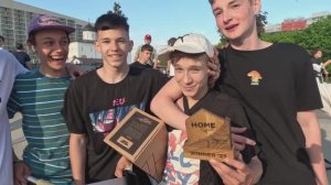 HELLRIDE HOME SPOT JAM ЦСКА '2023 ///Даня Грипичук распаковывает приз///