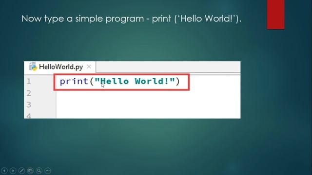 print hello world in python ; using pycharm | CEI coder | LionoEdu