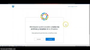 Blend Space Conectar el Drive y Dropbox
