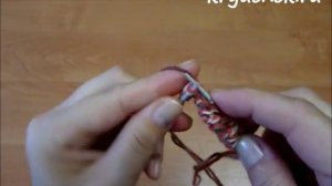 Итальянский набор петель и двойная резинка