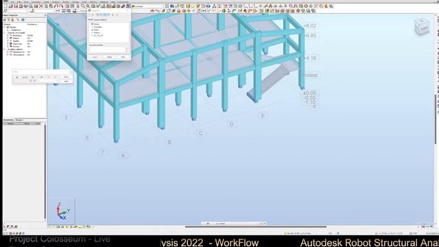 Autodesk Robot Structural Analysis 2022 - Worflow - Live #17