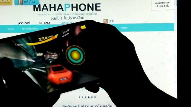 THL W300 review MTK6589T review games test by มหาโฟน