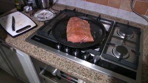 Быстро и вкусно пожарить стейк семги