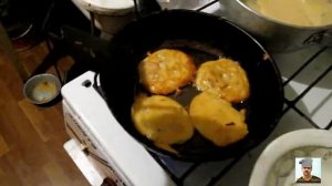 Очень вкусные гороховые оладьи