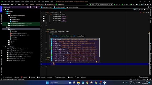 Scrollable Image Slider With Indicator In Android Studio Jetpack Compose | Scrollable Image Slider смотреть онлайн