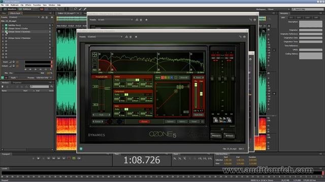 Как улучшить звучание старого трека в Adobe Audition или ремастеринг | Auditionrich.com смотреть онлайн