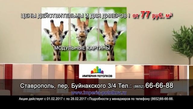 ШОК! НАТЯЖНЫЕ ПОТОЛКИ ОТ 77р/м2 ПО ЮФО! смотреть онлайн