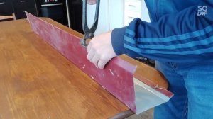 гнем железо и делаем ребро жесткости в домашних условиях