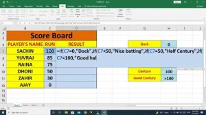 How to Automatically Update your Cricket Score Board in Excel #excel #akrguruji