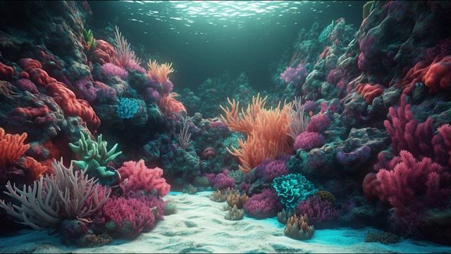 Deep Coral 🪸 12 Hour Music Video Background Mix 🪸 Trance Vaporwave Synth Chillwave Mallsoft [NO ADS