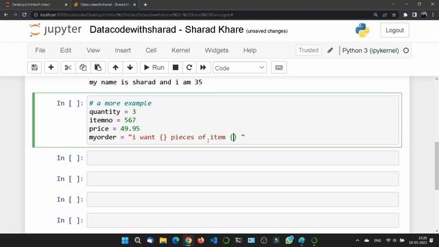 String Formatting In Python || How To Format String In Python || Python Tutorial || Python Course