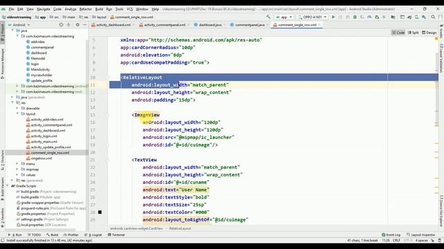 Comment System Using Firebase | Fetch Comments to RecyclerView |  Firebase Video Streaming