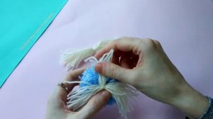 DIY ? Как сделать Собачку Помпон из Ниток ? How to make a Pom Pom Dog