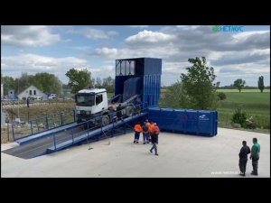 Мусороперегрузочная станция. Станция перегруза.