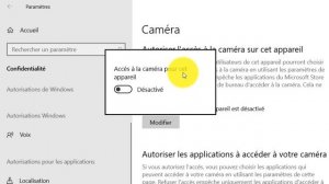 Comment activer ma webcam intégrée sous Windows 10