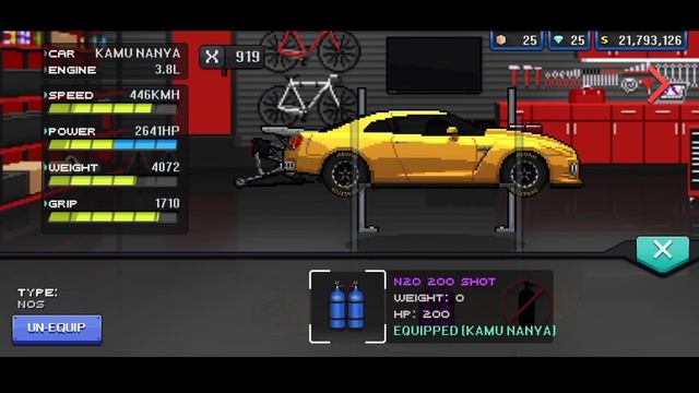 1000HP! Midnight Purple Nissan Skyline GTR R34 in Pixel Car Racer смотреть онлайн