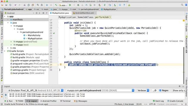 How to Schedule Job Periodically - Android Tutorial смотреть онлайн