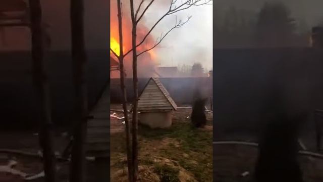 В доме известного рэпера Гуфа в Подмосковье произошел пожар.