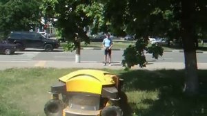 газонокосилка на радиоуправлении в москве, remote control trimmer.