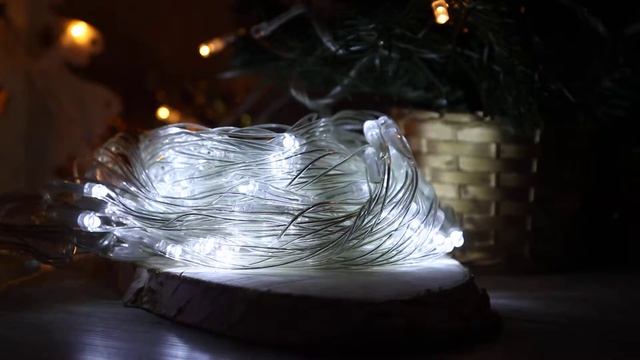 Электрогирлянда светодиодная Сетка холодный белый смотреть онлайн