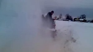 Самодельный снегоотбрасыватель для tz-4k-14
