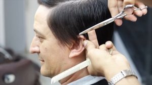 The Best TUTORIAL Classic Medium Men's Haircut With Scissors | by Farley Santiago