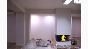 Самый простой способ строительства дровяного камина: трехсторонняя топка в коробе под отделку