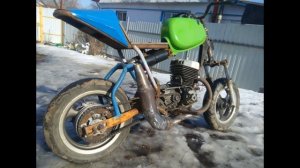 Мини байк своими руками часть - 2 Mini bike with your own hands part 2