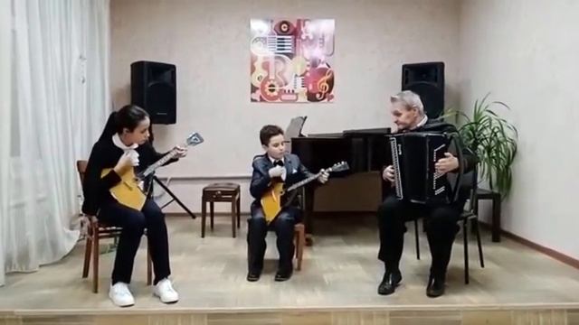 Дуэт Перепелицына Ж.Лысенко В. конц. Сугак В.И. А Иванов "Полька" смотреть онлайн