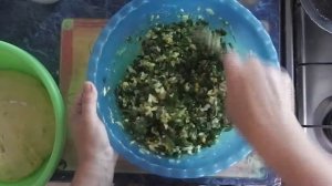 Рецепт: Пирожки с луком, яйцом и рисом