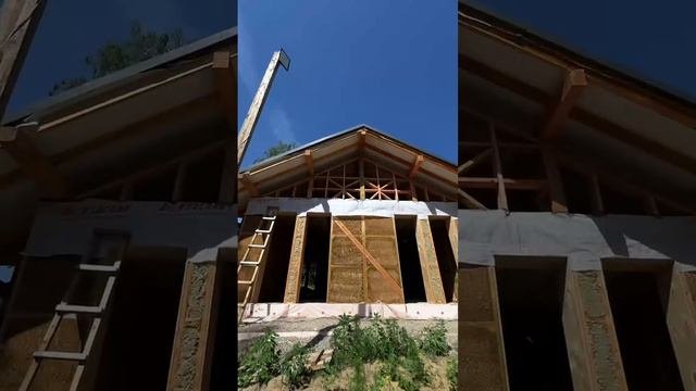 Строительство экологичной гостиницы из соломита