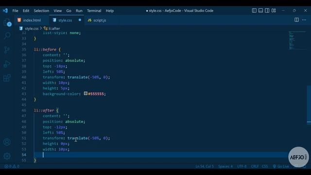 Navigation Menu With Indicator Flashlight | HTML CSS Javascript