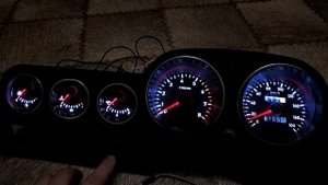 ВАЗ-2106 Плавный розжиг,ночные стрелки,плавное затухание,на светодиодных модулях подсветка шкалы и