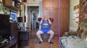 ПАРНЫЙ ЖИМ ГИРЬ ПО 36 КГ СИДЯ НА 7
