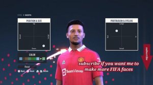 Sancho FIFA 23 pro clubs look alike [TUTORIAL] Jadon Sancho face