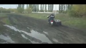 трюки на мотоциклах урал